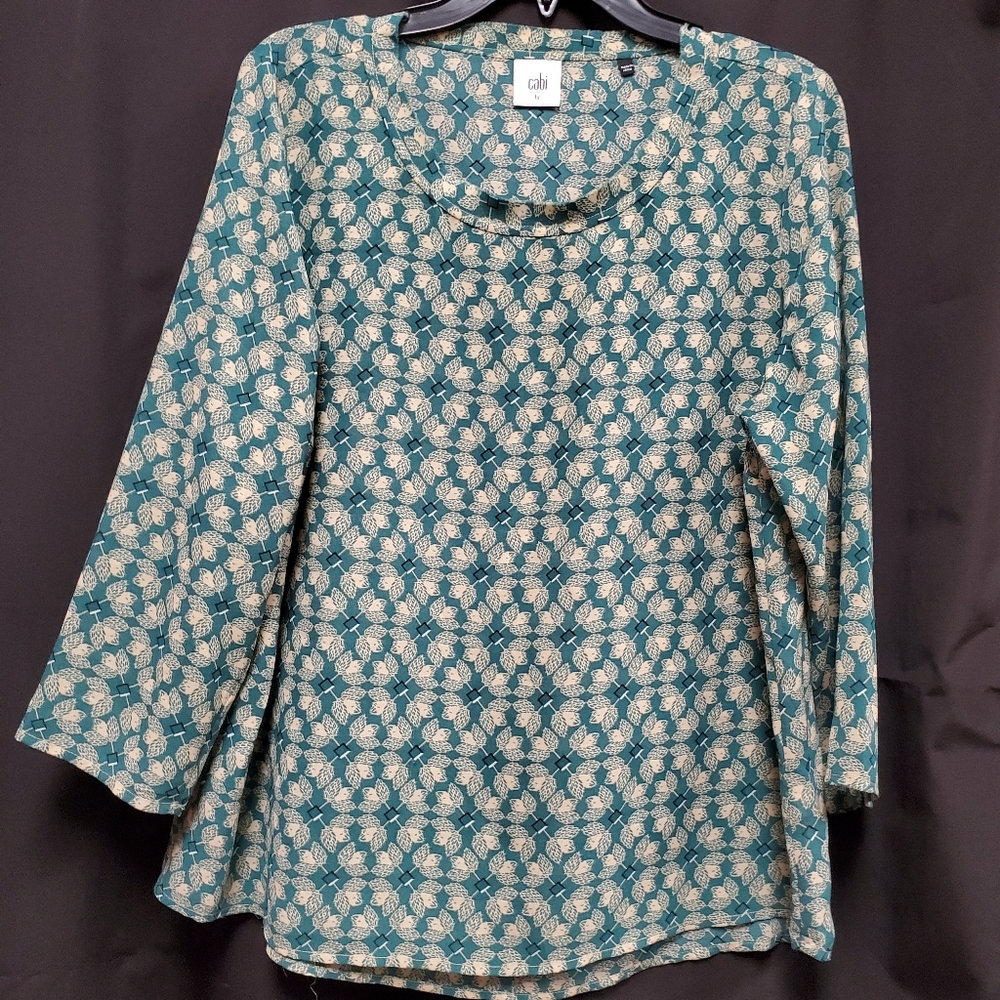 Cabi large print blouse